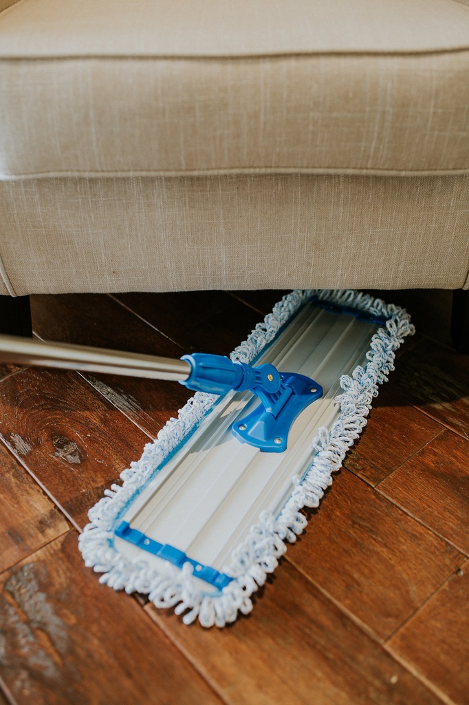Zflow 18" Microfiber Dust Mop Pads 2-Pack - Premium Commercial Grade Washable Pads