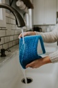 Zflow 18" Microfiber Wet and Dry Mop Pads 3-Pack - Premium Commercial Grade Washable Pads (18", Blue)